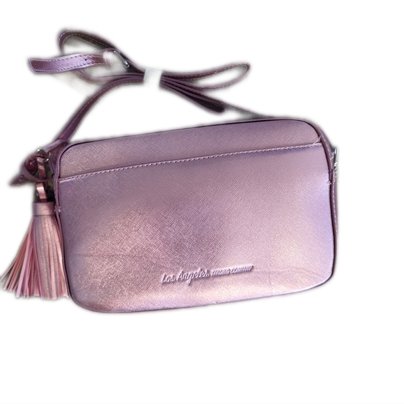 LA|TC pink cross body bag/purse with creative saying. - Picture 4 of 5